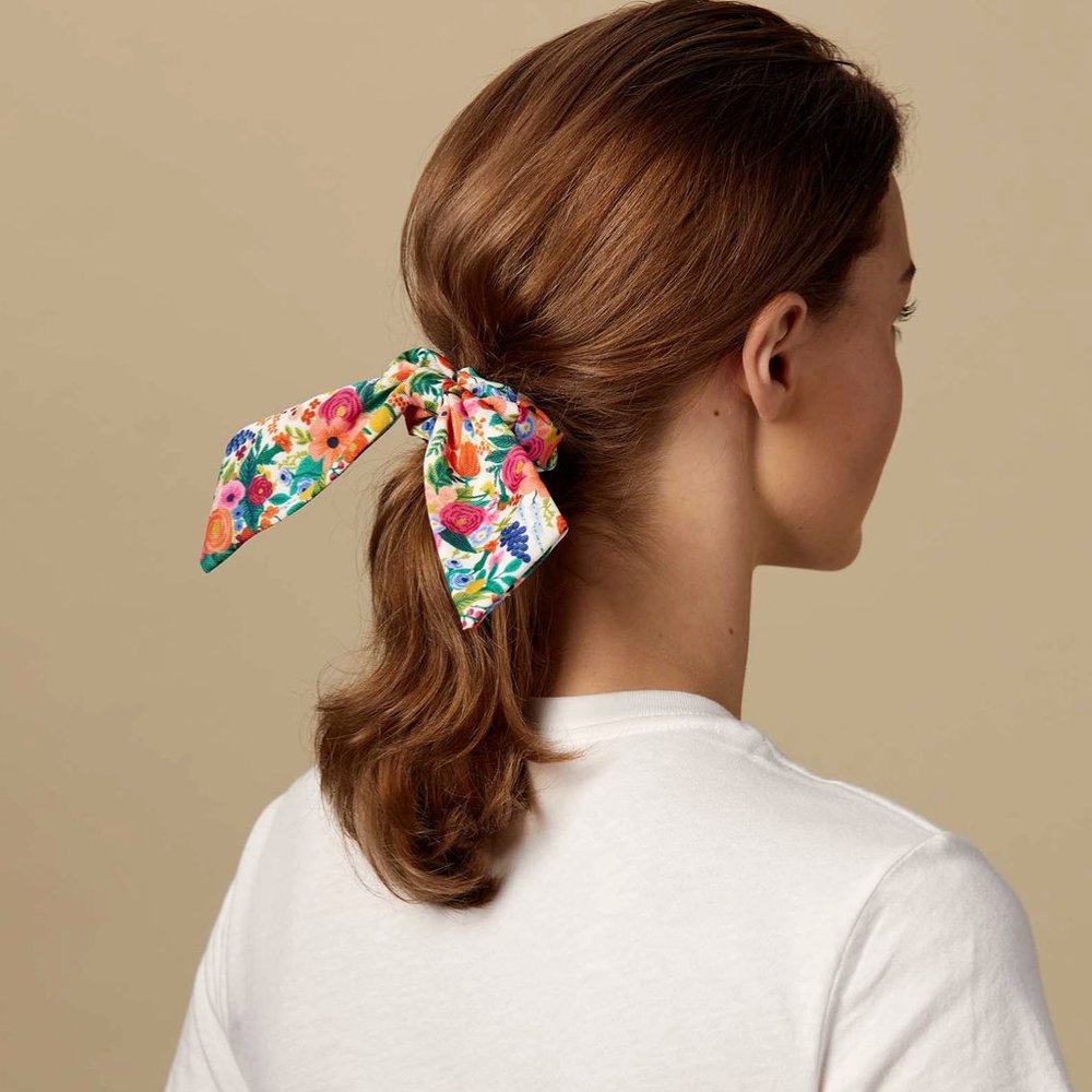 🌺 Rare NWT Rifle Paper Co Floral Scrunchie 🌺